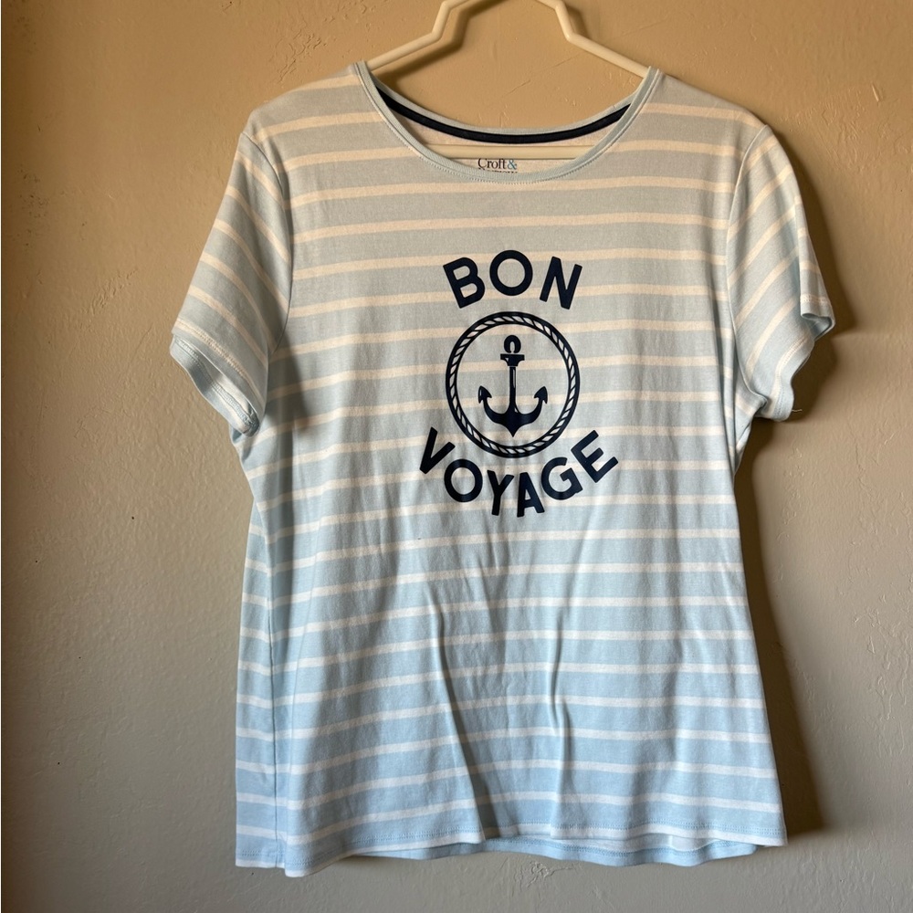 Croft & Barrow Classic Tee in Light Blue